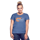 California Sign - Frauen Oversize T-Shirt - Denim meliert