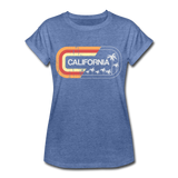 California Sign - Frauen Oversize T-Shirt - Denim meliert