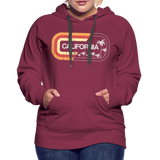 California Sign - Frauen Premium Hoodie - Bordeaux