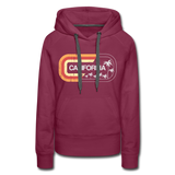 California Sign - Frauen Premium Hoodie - Bordeaux