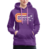 California Sign - Frauen Premium Hoodie - Purple