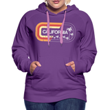 California Sign - Frauen Premium Hoodie - Purple