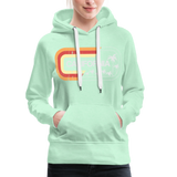 California Sign - Frauen Premium Hoodie - helles Mintgrün