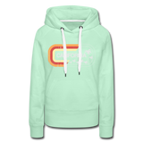 California Sign - Frauen Premium Hoodie - helles Mintgrün