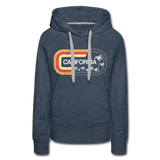 California Sign - Frauen Premium Hoodie - Jeansblau