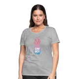 Pineapple - Frauen Premium T-Shirt - Grau meliert