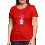 Pineapple - Frauen Premium T-Shirt - Rot