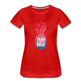 Pineapple - Frauen Premium T-Shirt - Rot