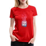 Pineapple - Frauen Premium T-Shirt - Rot