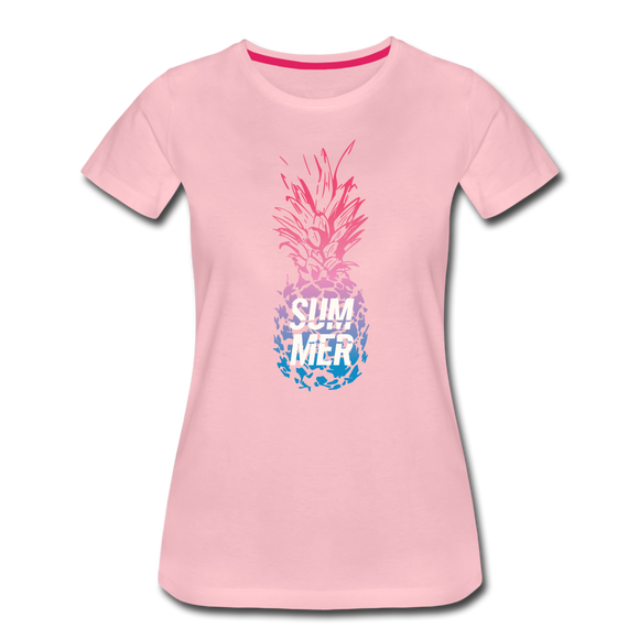 Pineapple - Frauen Premium T-Shirt - Hellrosa