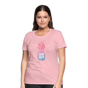 Pineapple - Frauen Premium T-Shirt - Hellrosa