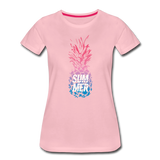 Pineapple - Frauen Premium T-Shirt - Hellrosa