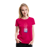 Pineapple - Frauen Premium T-Shirt - dunkles Pink