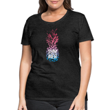 Pineapple - Frauen Premium T-Shirt - Anthrazit