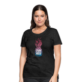 Pineapple - Frauen Premium T-Shirt - Anthrazit