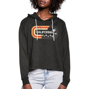 California Sign - Frauen Cropped Hoodie - Anthrazit