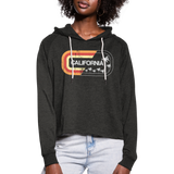 California Sign - Frauen Cropped Hoodie - Anthrazit