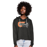 California Sign - Frauen Cropped Hoodie - Anthrazit