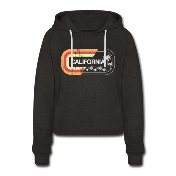 California Sign - Frauen Cropped Hoodie - Anthrazit