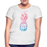 Pineapple - Frauen Oversize T-Shirt - Weiß